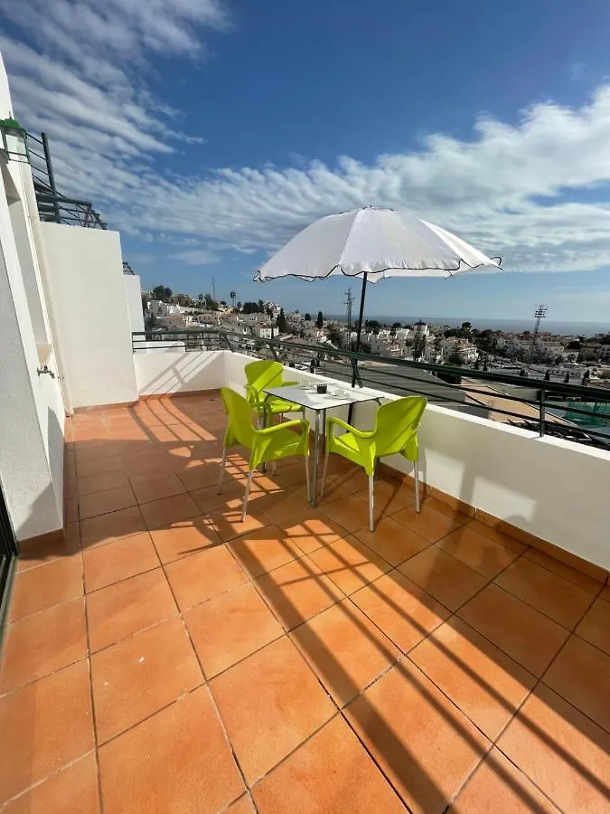 דירה Apartamento En Nerja Con Vistas Al Mar. ספרד